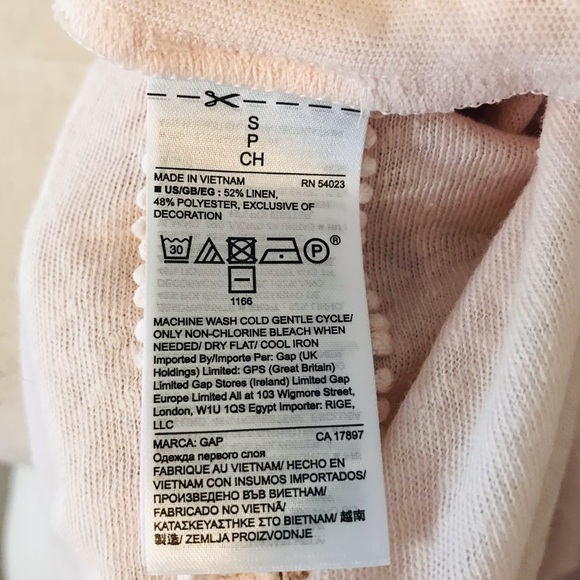 GAP Linen Blend Lace Detail Tank - Picture 6 of 6